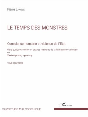 cover image of Le temps des monstres, Tome 4